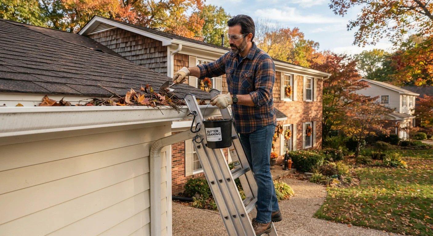 Cleaning and Inspecting Gutters Safely
