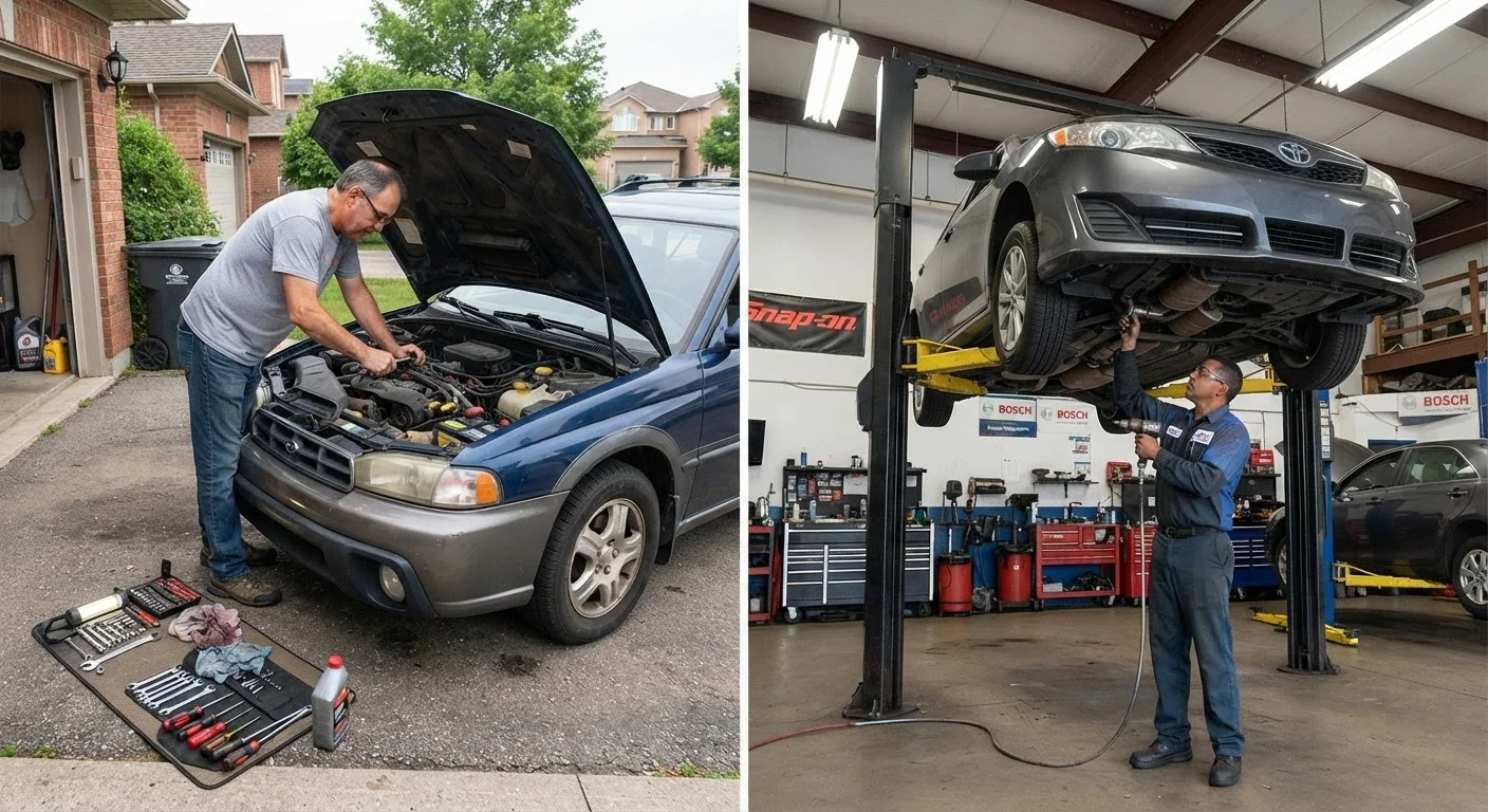 DIY Car Maintenance vs. Taking It to a Shop