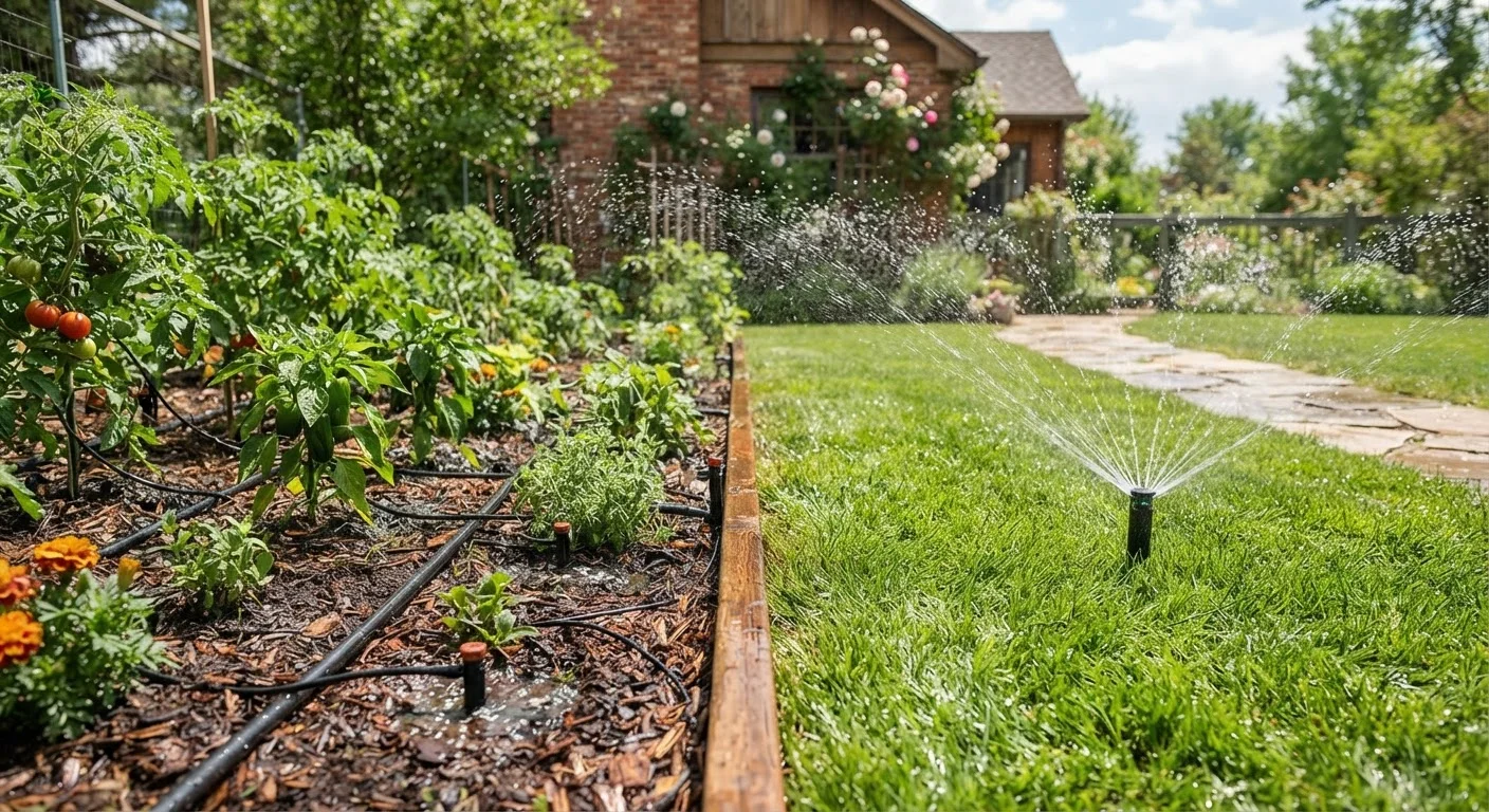 Drip Irrigation vs. Sprinkler Systems for Home Gardens