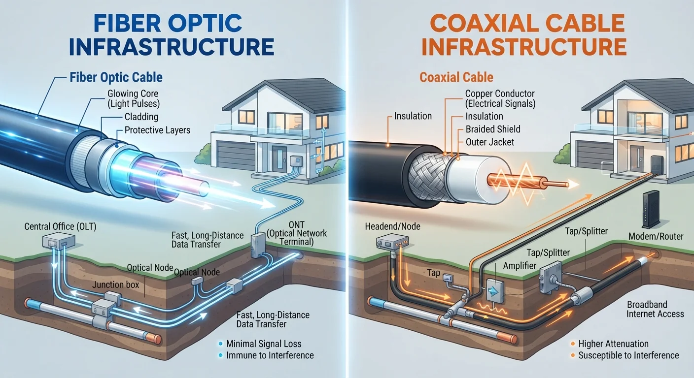 Fiber vs. Cable Internet: What Sets Them Apart for Everyday Use