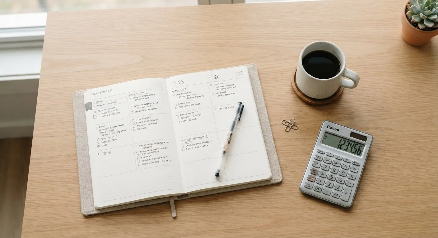 Monthly Budget Reset Checklist