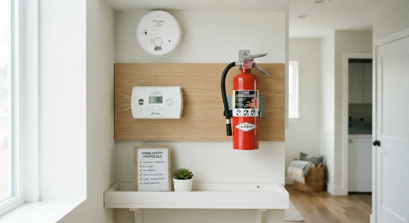 Smoke Detectors, CO Alarms, and Fire Extinguishers: A Homeowner's Safety Reference