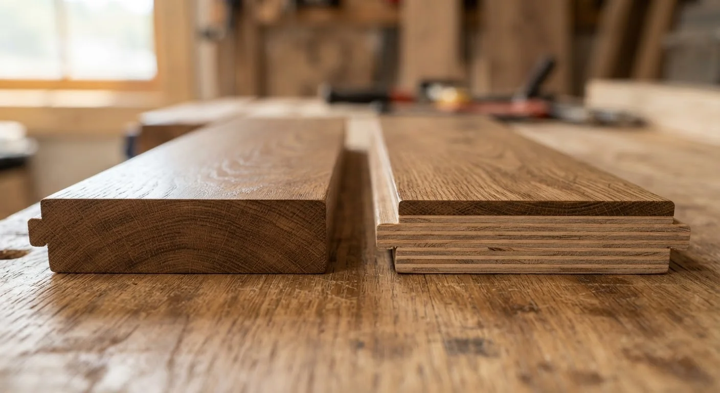 Solid Hardwood vs. Engineered Wood Flooring