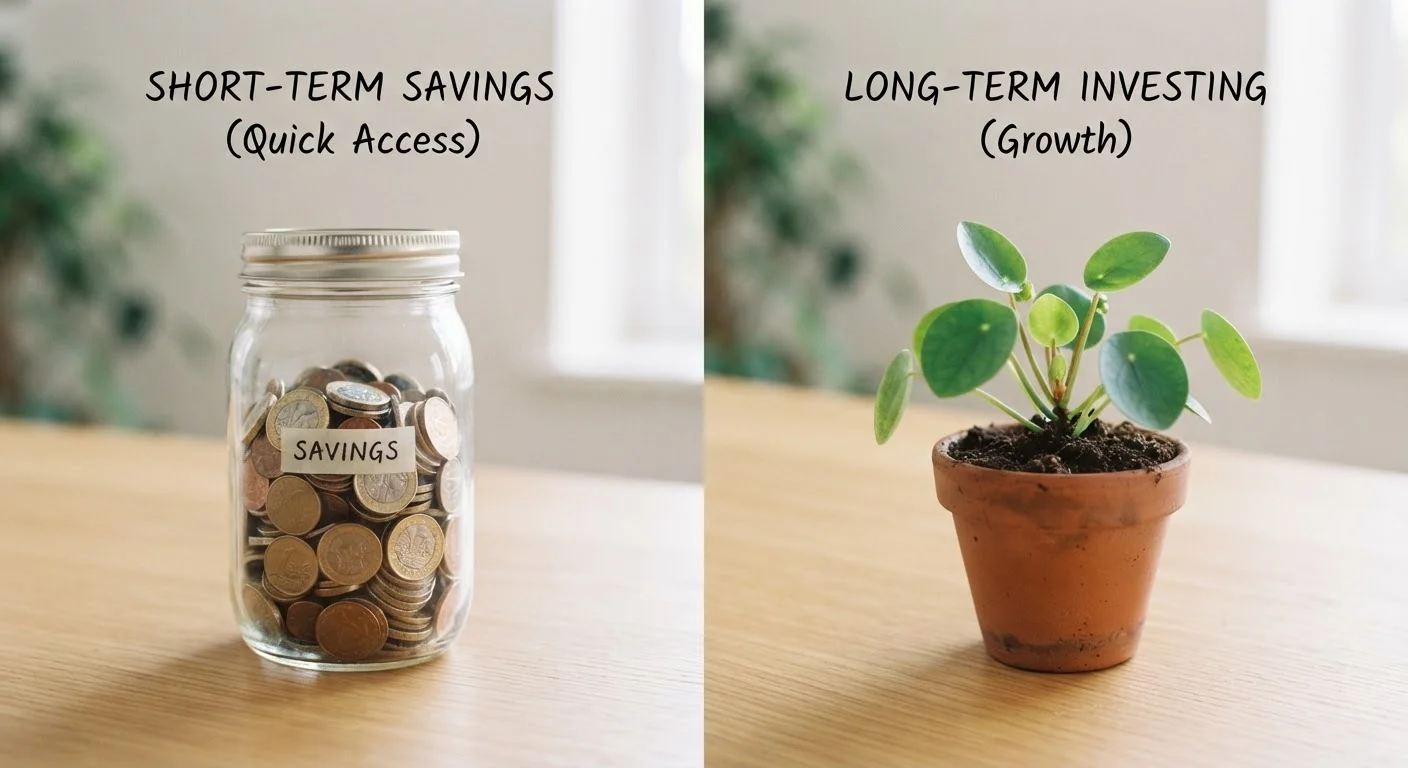 The Gap Between Short-Term Savings and Long-Term Investing — and How to Bridge It