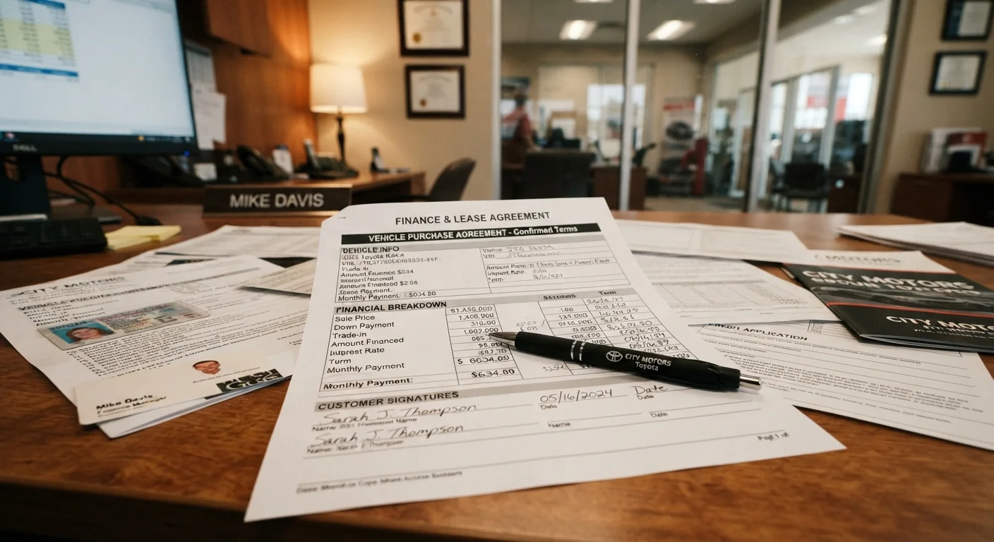 What Every Line on a Car Dealer's Finance Worksheet Actually Means